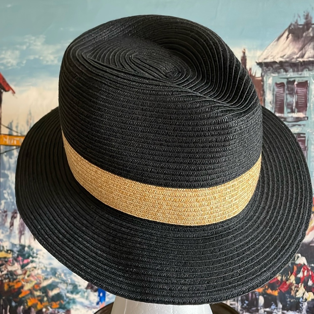 Sun ‘N’ Sand Headwear Black Summer Fedora